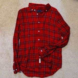 Men's medium red flannel shirt from Five Four Club